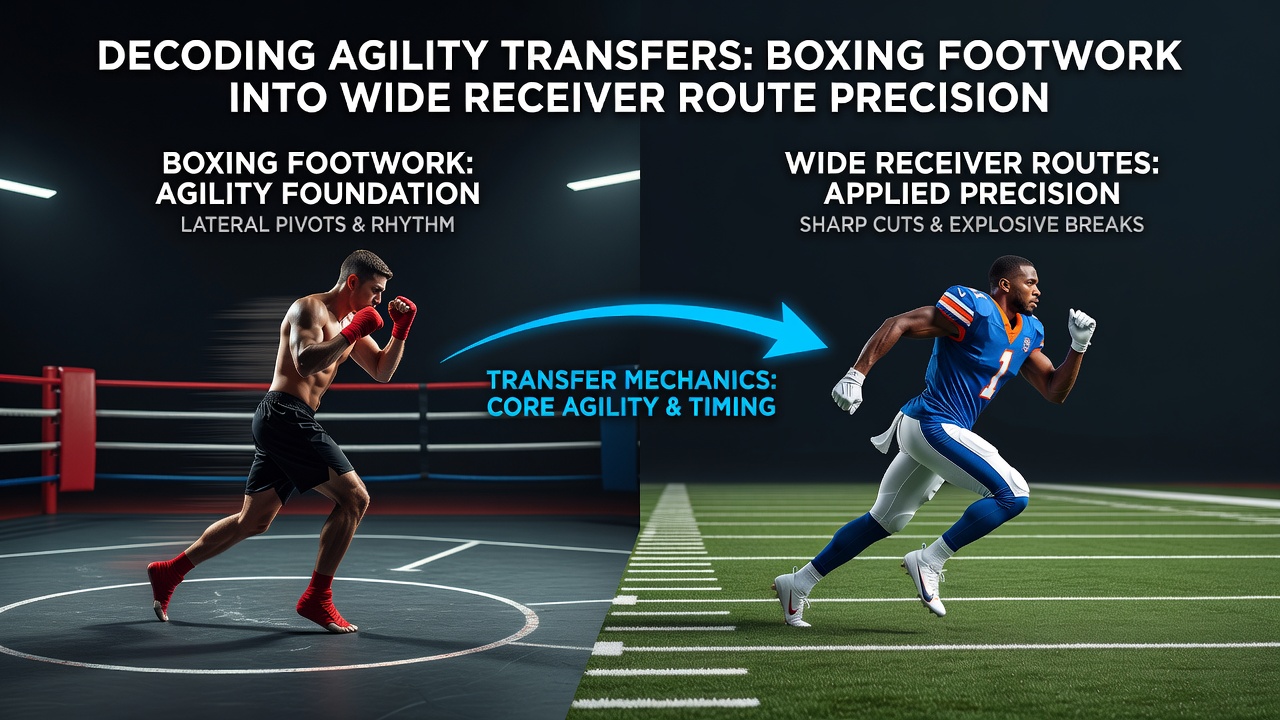 Basketball players executing transition plays with footwork adapted from boxing techniques