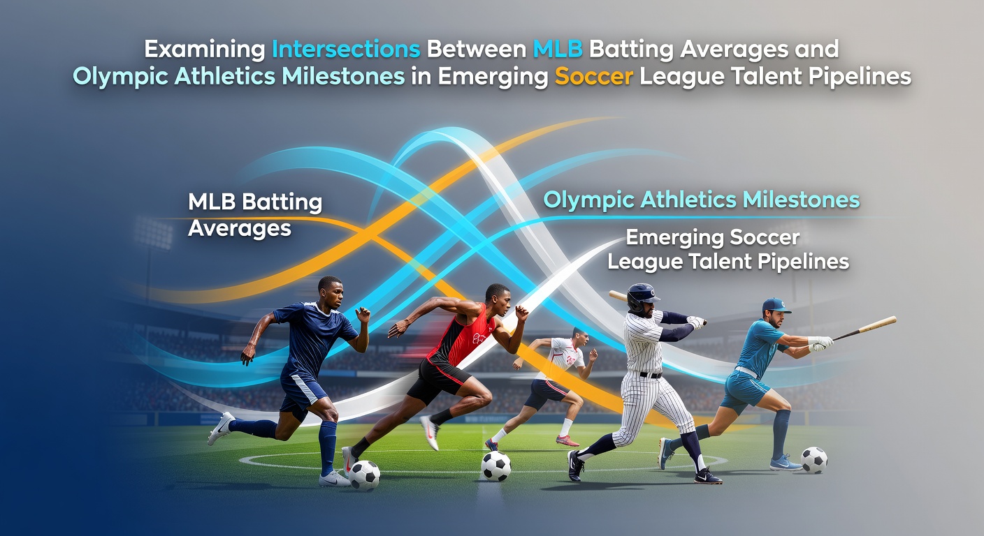 Visual representation of MLB batting statistics overlapping with Olympic track records used in soccer scouting pipelines