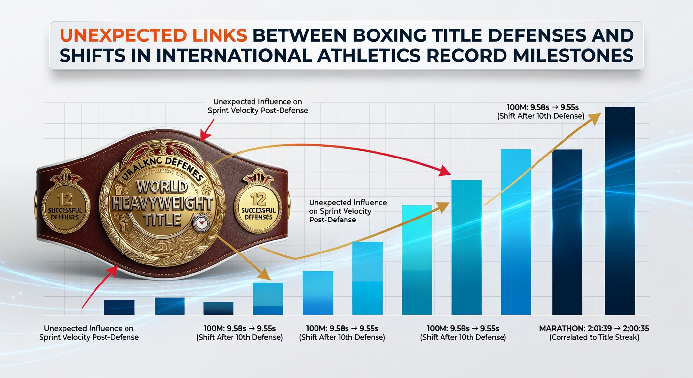 Boxing ring and athletics track side by side showing overlapping training influences